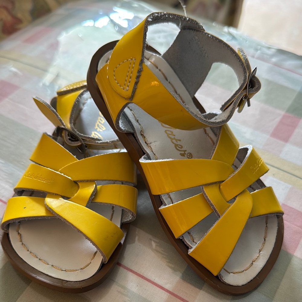Yellow Kids Sandals